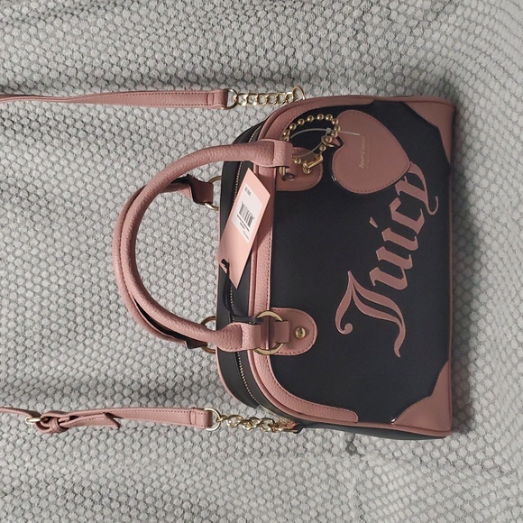 Juicy Couture Handbags - Juicy Couture Black and Pink Satchel